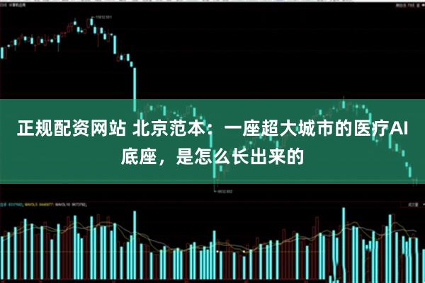 正规配资网站 北京范本：一座超大城市的医疗AI底座，是怎么长出来的